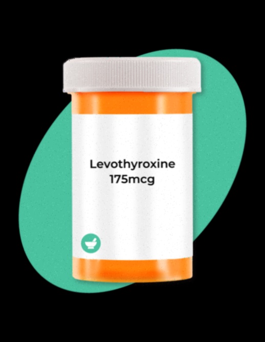 Schéma de la thyroïde et comprimé de Levothyroxine